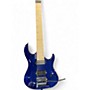 Used Kiesel  Osiris 7  Trans Blue Solid Body Electric Guitar Trans Blue
