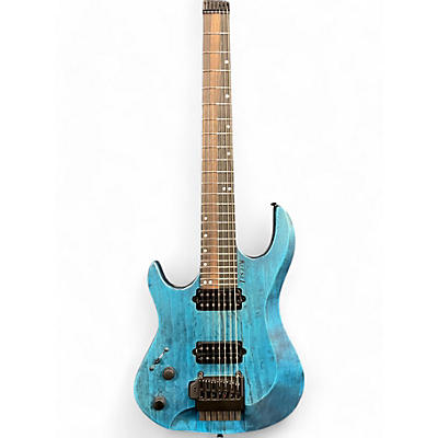 Kiesel Used Kiesel Osiris 7 Tremolo Lefty Aqua Electric Guitar