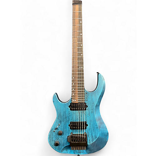 Kiesel Used Kiesel Osiris 7 Tremolo Lefty Aqua Electric Guitar Aqua