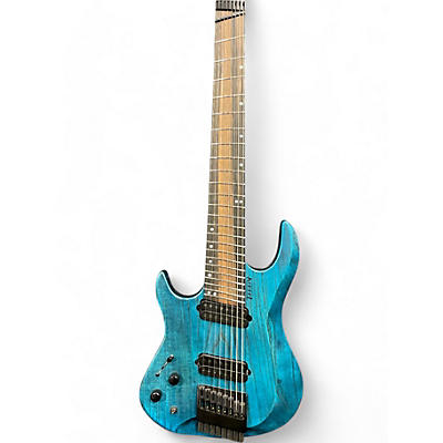 Used Kiesel Osiris M8 Lefty Aqua Electric Guitar