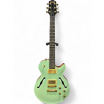 Used Kiesel SH Seafoam Green Hollow Body Electric Guitar