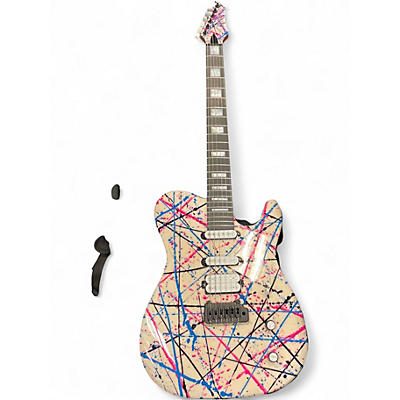 Used Kiesel SOLO SX6 SPLATTER  Solid Body Electric Guitar