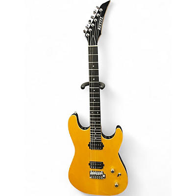 Used Kiesel THEOS TRANSPARENT AMBER Solid Body Electric Guitar
