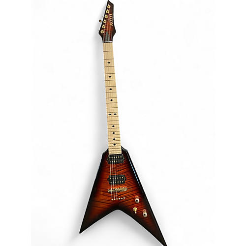 Used Kiesel Ultra V 2 tone burst Solid Body Electric Guitar 2 tone burst