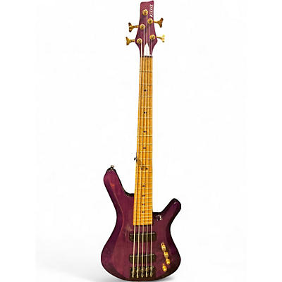 Used Kiesel V59 Purple Electric Bass Guitar
