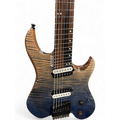 Used Kiesel VADER 7 CUSTOM  DENIM FADE Solid Body Electric Guitar DENIM FADE