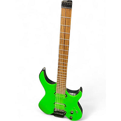 Used Kiesel VADER GREEN Solid Body Electric Guitar