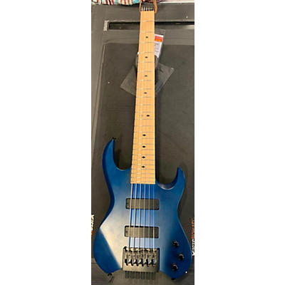 Used Kiesel Vader 6 Blue Electric Bass Guitar