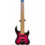 Used Kiesel Vader 6 Hot Pink Electric Bass Guitar Hot Pink