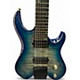 Used Kiesel Vader 7 Trans Blue Solid Body Electric Guitar Trans Blue