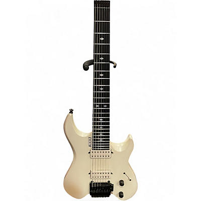 Used Kiesel Vader 7 white Solid Body Electric Guitar