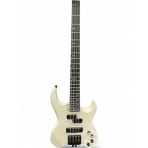 Used Kiesel Vader White Electric Bass Guitar White