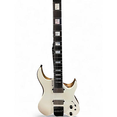 Used Kiesel Vader White Solid Body Electric Guitar