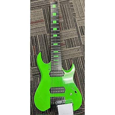 Used Kiesel Vador 8 Green Solid Body Electric Guitar