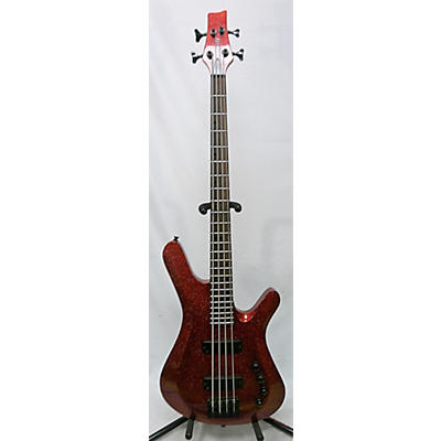 Kiesel Used Kiesel Vanquish Red Sparkle Electric Bass Guitar