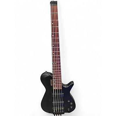 Used Kiesel ZEUS Black Electric Bass Guitar