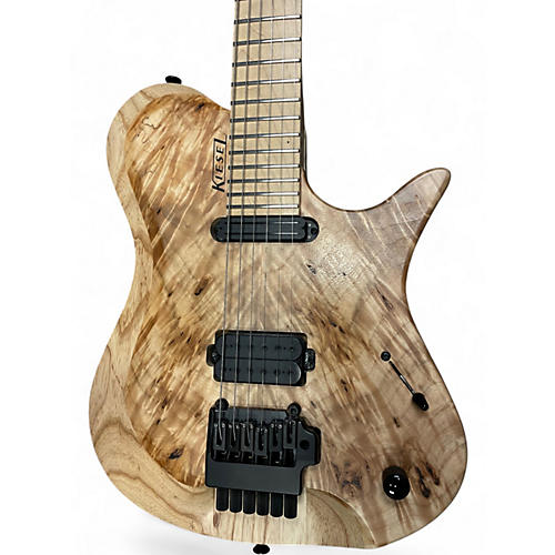 Used Kiesel ZEUS Natural Solid Body Electric Guitar Natural