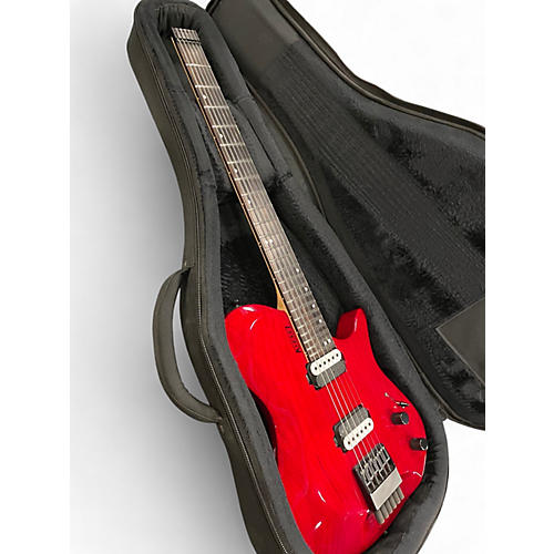 Used Kiesel ZEUS Trans Red Solid Body Electric Guitar Trans Red