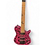 Used Kiesel ZEUS ZX7 CRACKLE HOT PINK Solid Body Electric Guitar CRACKLE HOT PINK