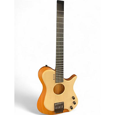Used Kiesel Zeus Acoustic Natural Acoustic Electric Guitar