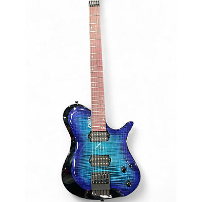 Used Kiesel Zeus Blue Solid Body Electric Guitar