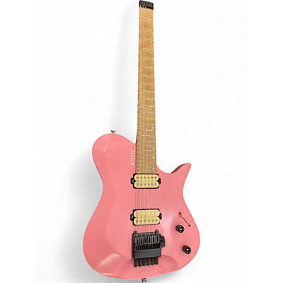 Used Kiesel Zues 6 Coral pink Solid Body Electric Guitar
