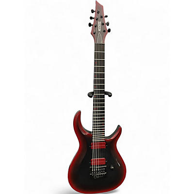 Used Kiesel andy james aj7e signature model RED BURST Solid Body Electric Guitar