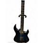 Used Kiesel headless 02 Blue Burst Solid Body Electric Guitar Blue Burst