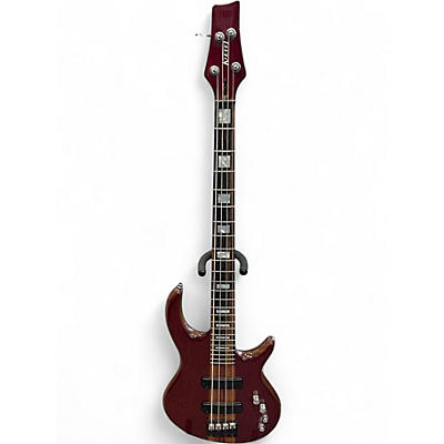 Used Kiesel icon 4 Wine Red Electric Bass Guitar