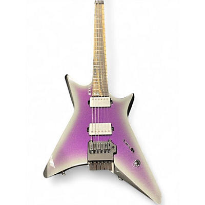 Used Kiesel type-x 6 trem headless purple burst Solid Body Electric Guitar