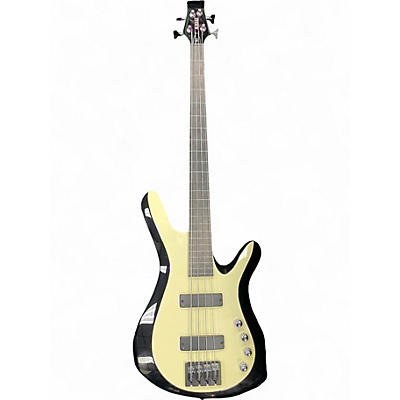 Used Kiesel vanquish cream and black Electric Bass Guitar