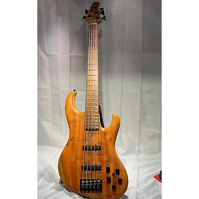 Used Kinal Mk21-5 Natural Electric Bass Guitar