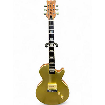 Used King Gold Top Gold Solid Body Electric Guitar