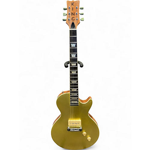 Used King Gold Top Gold Solid Body Electric Guitar Gold