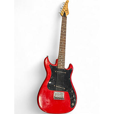 Used Kingston 3/4 SCALE RED Solid Body Electric Guitar