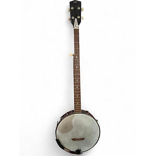 Used Kingston 5 String Banjo White Banjo White