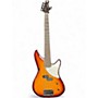 Used Kingston CRB5 2 Tone Sunburst Electric Bass Guitar 2 Tone Sunburst