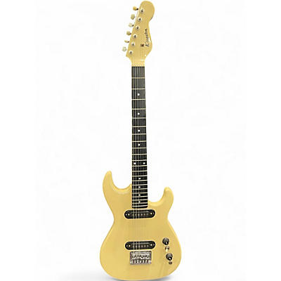 Used Kingston DOUBLE CUT WHITE Solid Body Electric Guitar