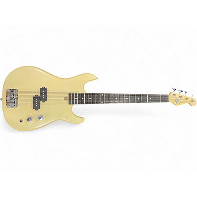Used Kingston GREMLIN Alpine White Electric Bass Guitar