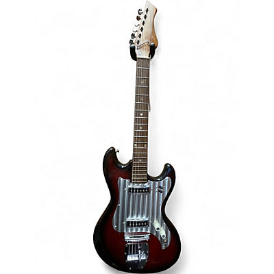 Used Kingston Swinger Vintage Sunburst Solid Body Electric Guitar