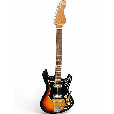 Used Kingston The Swinger II Teisco Tobacco Sunburst Solid Body Electric Guitar
