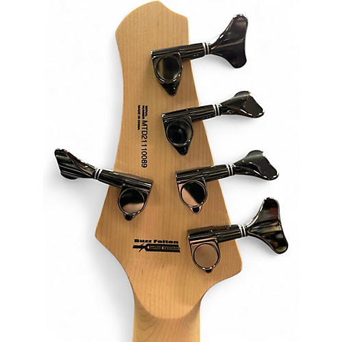 Used Kingston saratoga dlx Yellow Tiger Electric Bass Guitar Yellow Tiger