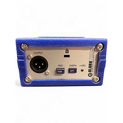 Used Klark Teknik DN100 Active Direct Injection Box Direct Box