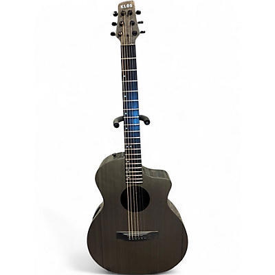 Used Klos Carbon Timber Grand Cutaway NICKEL Acoustic Electric Guitar