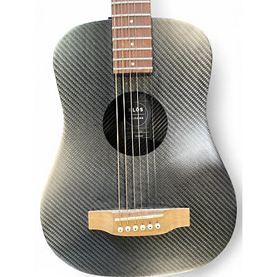 Used Klos Hybrid Travel Carbon Fiber Black Acoustic Guitar