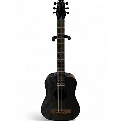 Used Klos TRAVEL ACOUSTIC ELECTRIC Black Acoustic Electric Guitar