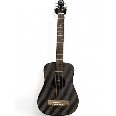 Used Klos TRAVEL DELUXE Black Acoustic Electric Guitar