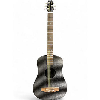 Klos Used Klos TRAVELER CARBON FIBER Black Acoustic Electric Guitar