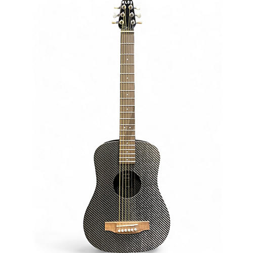 Klos Used Klos TRAVELER CARBON FIBER Black Acoustic Electric Guitar Black