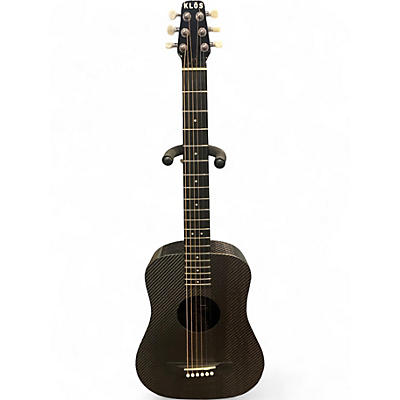Used Klos Travel Guitar Carbon Fiber with Mahogany Neck Acoustic Electric Guitar